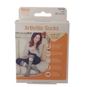 New IMAK Compression Arthritis Socks A20192 1 Pair SizeL Large